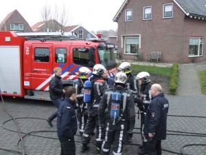 Brand in een schuur