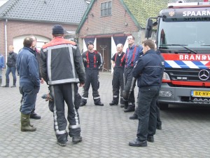 Brand in een schuur